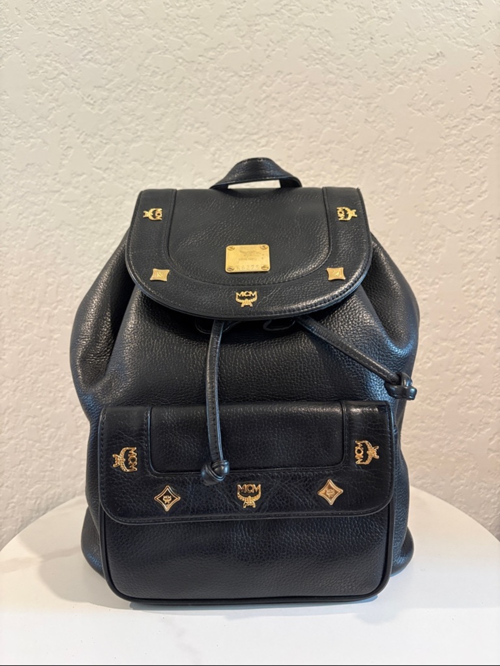 MCM Studded Backpack made in Germany